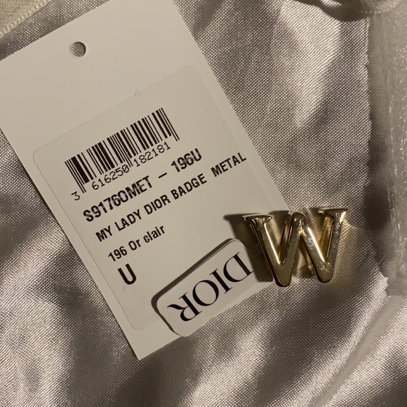 MY ABC DIOR LETTER W or M CHARM - Picture 3 of 3